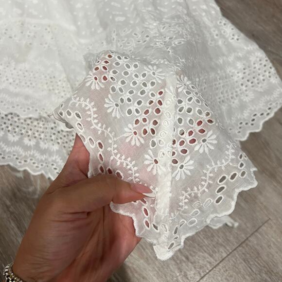 Isabel Marant Etoile Timoria Asymmetrical Dress White Size 2 XS - Picture 5 of 12